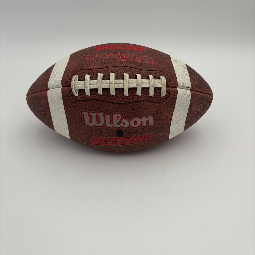 Wilson Football NCAA Red Zone Official Size Brown Excellent WTF1570 Composite